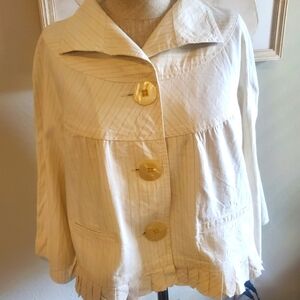 Development  by erica davies blouse beige Size 4